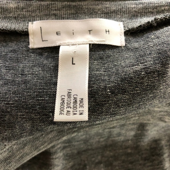 Leith Gray Long Sleeve‎ Blouson Sheath Dress - Picture 5 of 6